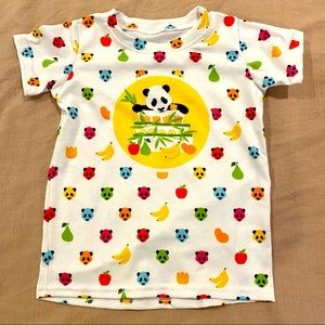 NWOT Panda Birthday Tee